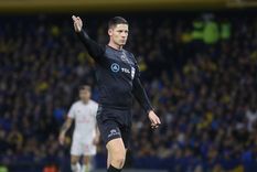 Nicolás Ramírez, uno de los mejores árbitros de la Liga Profesional de fútbol argentino. Foto: NA. Nicolás Ramírez, uno de los mejores árbitros de la Liga Profesional de fútbol argentino. Foto: NA.