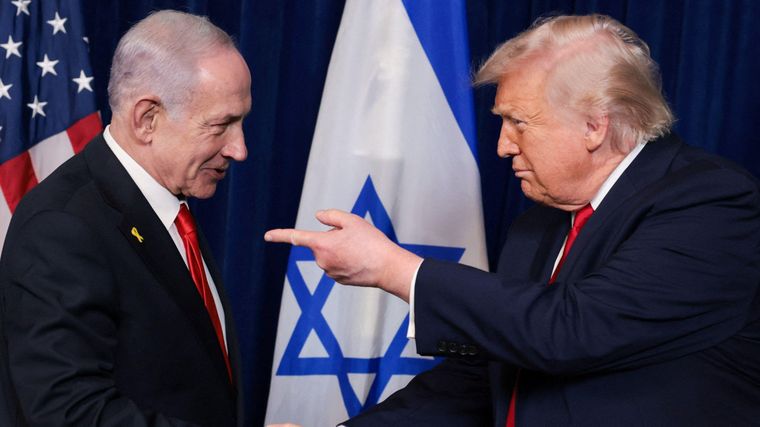 Trump le mandó un mensaje al primer ministro de Israel Benjamin Netanyahu a través de redes sociales: "Israel no llevará a cabo más ataques"  en el campo petrolero South Pars".