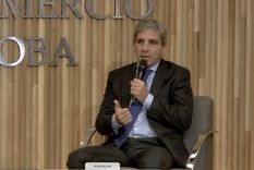 Luis Caputo en la Bolsa de Comercio de Córdoba