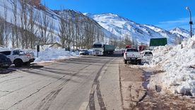 el paso a chile se encuentra habilitado: la temperatura en alta montana