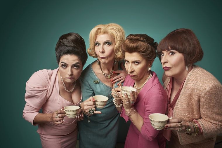 Paola Barrientos, Eugenia Guerty, Alejandra Flechner y Susana Pampin se lucen en Tarascones Foto: Alejandra Lopez