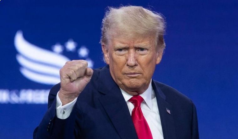 Donald Trump se siente confiado. Foto EFE Donald Trump se siente confiado. Foto EFE