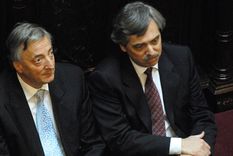 Néstor y Alberto cuando el segundo era Jefe de Gabinete Foto: Archivo Mdz