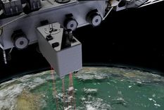 GEDI dispara pulsos de energía hacia la superficie de la Tierra 242 veces por segundo Foto: NASA, GODDARD SPACE FLIGHT CENTER