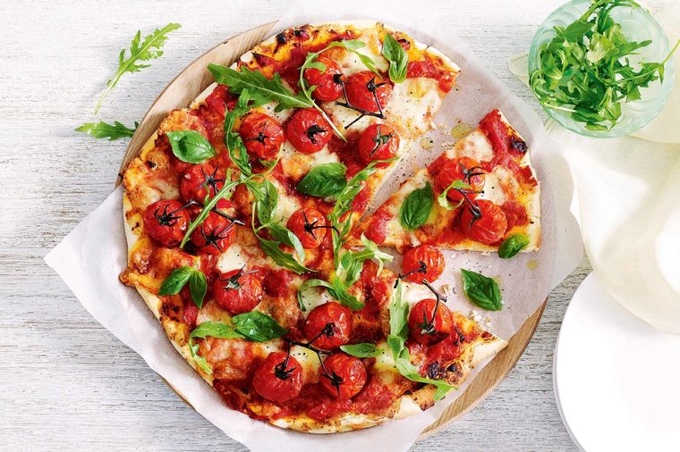 Pizza casera apta para celíacos. Foto: Taste - taste.com.au