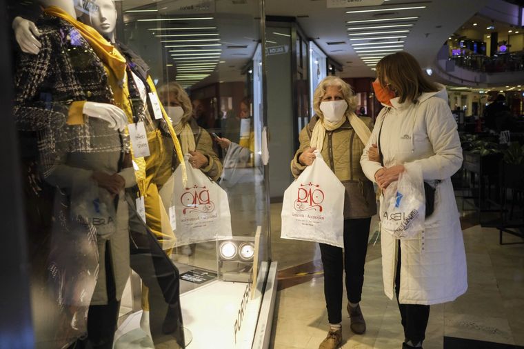 La actividad comercial creció gracias al turismo.