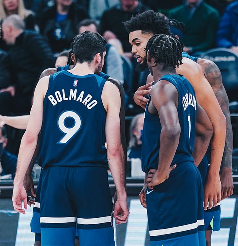 Bolmaro fue titular por primera vez Foto: Minnesota Timberwolves