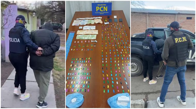 Las imágenes de los allanamientos que realizó personal de Investigaciones en diferentes puntos de Mendoza.&nbsp;