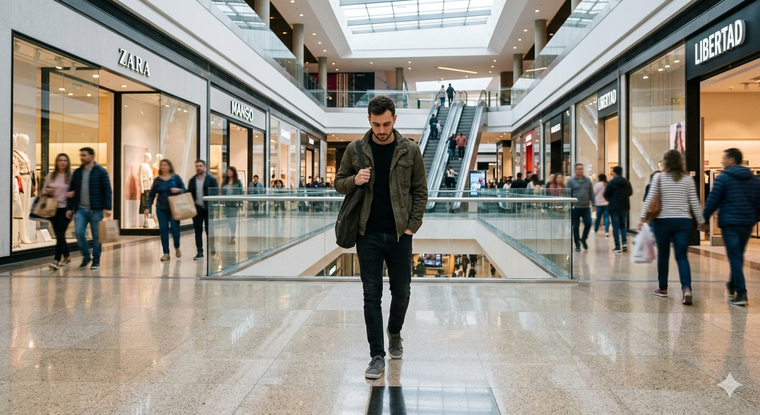 La psicología explica esta postura al caminar. Fuente: IA Gemini.