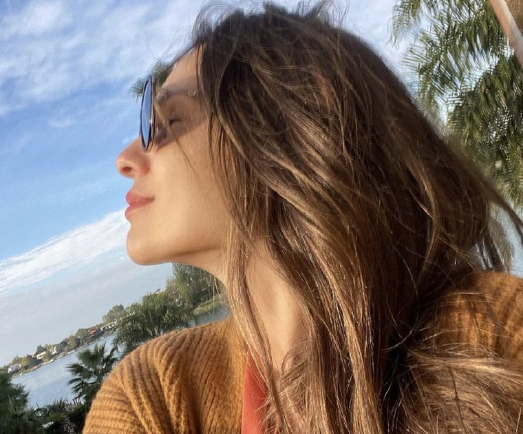 Pampita, en sus redes.