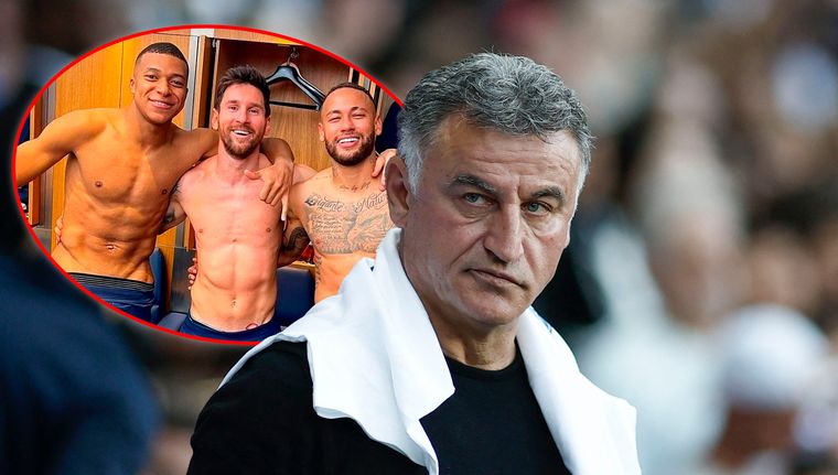 Galtier habló de su experiencia dirigiendo a Messi, Mbappé y Neyamr en el PSG.