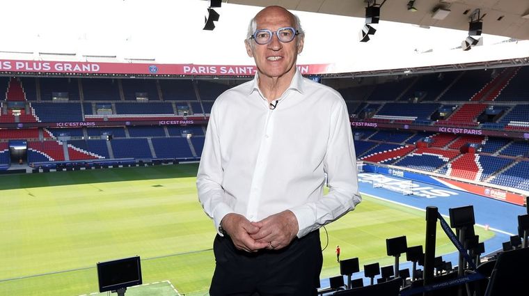 Carlos Bianchi en el Parque de los Príncipes Foto: PSG