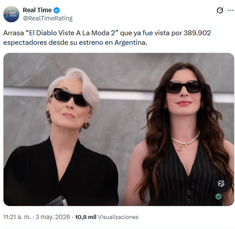 El impactante número de El Diablo Viste a la Moda 2. El impactante número de El Diablo Viste a la Moda 2.