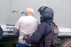 El hombre en el momento de ser detenido Foto: El Progreso