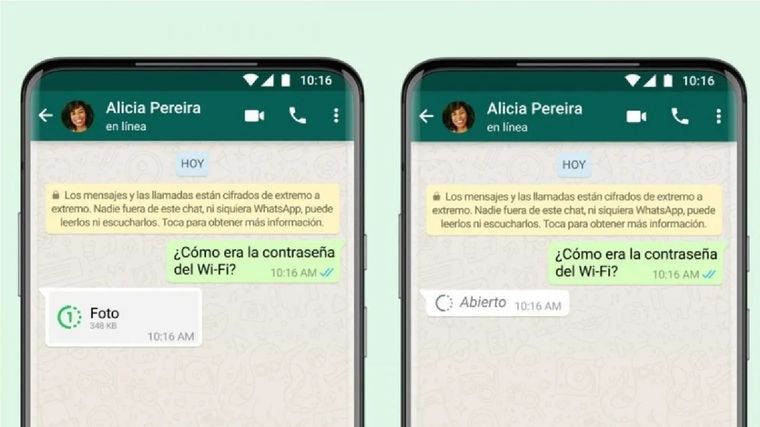 El truco para guardar las fotos que solo se pueden ver una vez. Foto: Meta