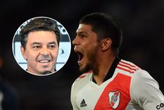 Robert Rojas Festeja Gallardo: Rojas estaría cerca de volver a jugar.