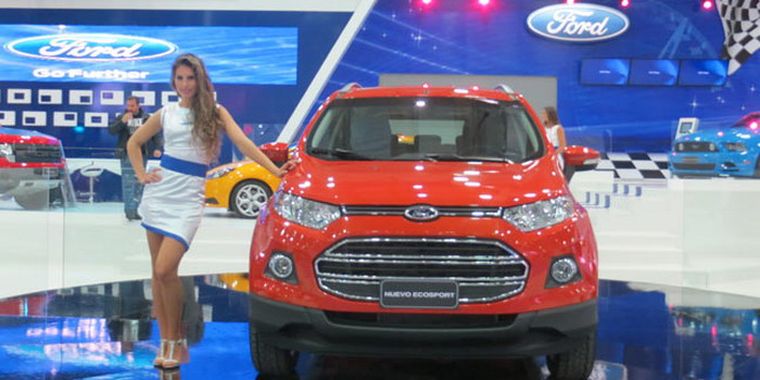 La nueva Eco Sport en Santiago.