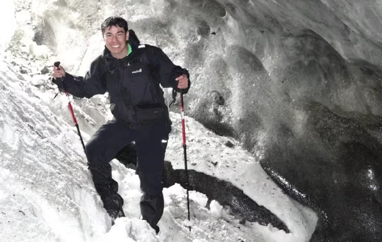 El joven que se habría perdido en la montaña Foto: Facebook