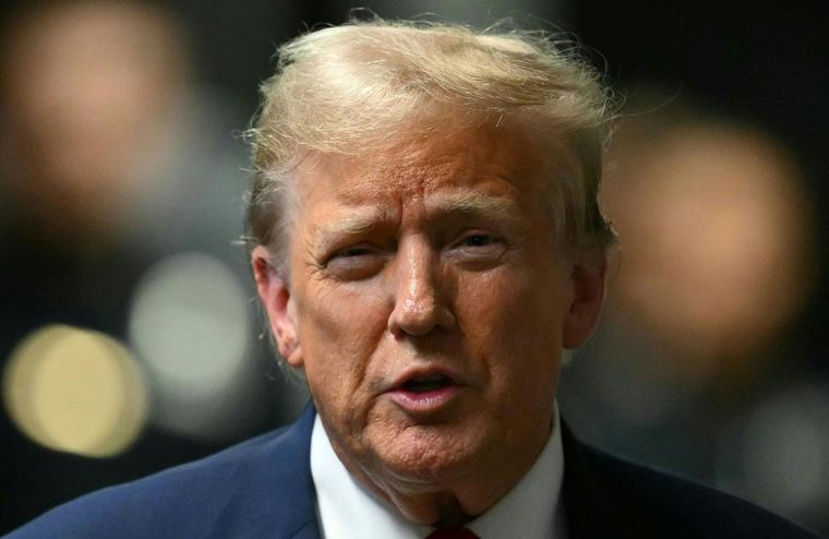 Trump afirmó que el derecho a portar armas de fuego está en peligro Foto: EFE