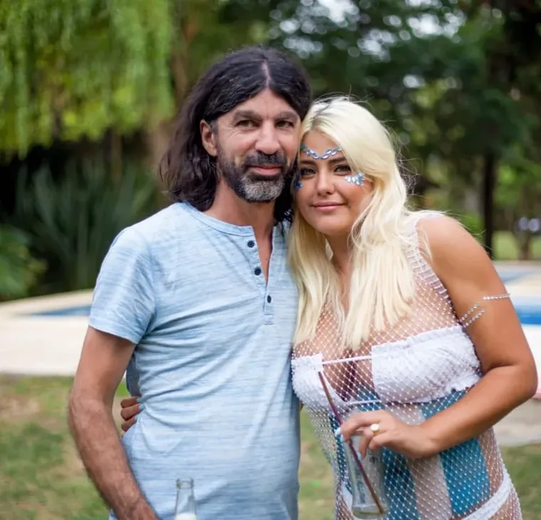 La expareja, en tiempos felices.