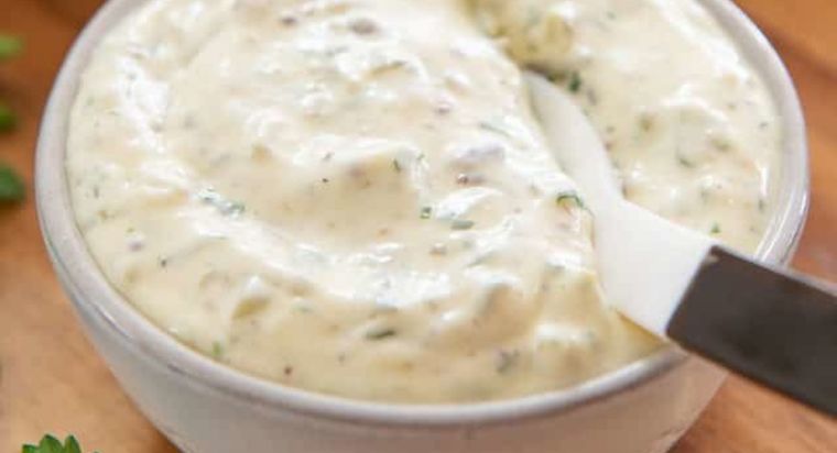 Salsa tártara: hoy, podés aprender a hacerla.