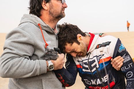 Arnau Lledó abandonó tras un duro accidente. Arnau Lledó abandonó tras un duro accidente.