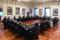 El Gobierno reactivó hoy las negociaciones a favor de un pacto social. Foto: Twitter Santiago Cafiero