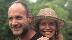 Esteban Solá junto a Maru.&nbsp;