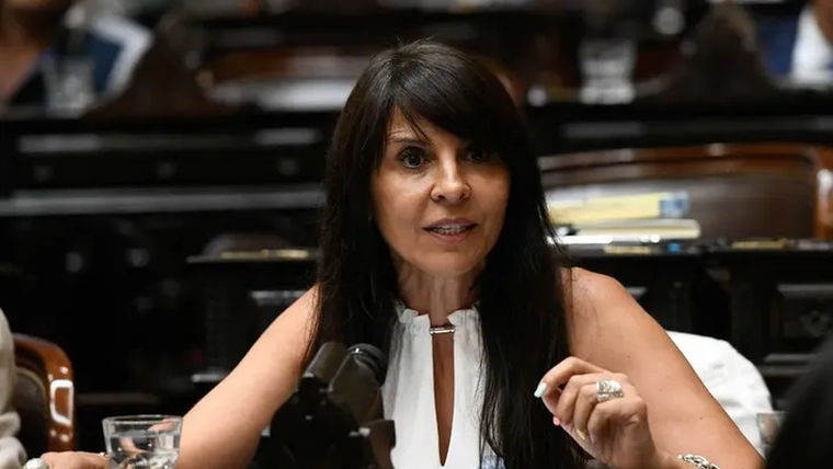 La senadora electa, Lorena Villaverde.