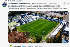viral: la chicana de independiente rivadavia a gimnasia por su estadio viral: la chicana de independiente rivadavia a gimnasia por su estadio