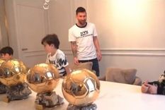 Thiago, totalmente confundido con los logros de Leo Foto: France Football
