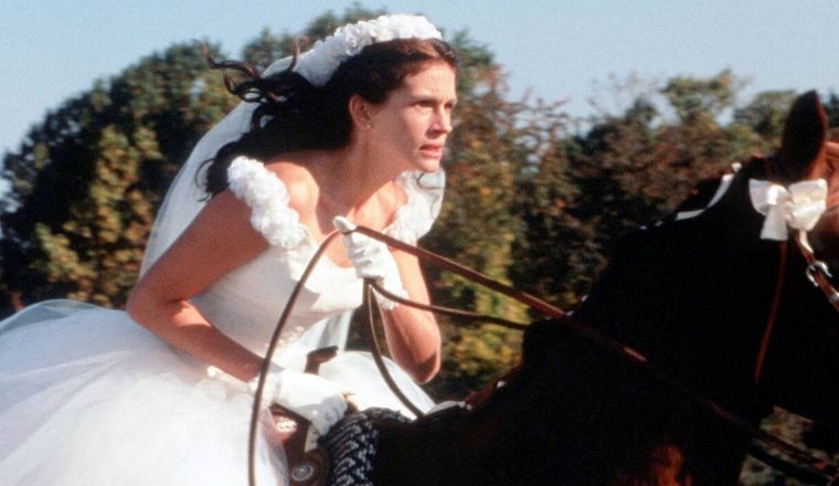 La realidad imita a la ficción Julia Roberts canceló su boda a último momento
