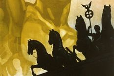 El afiche de los Juegos Olímpicos de Berlín 1936