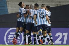 Racing ganó y se prende. Foto: Télam Racing ganó y se prende. Foto: Télam