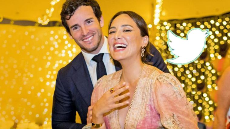 Tamara y Iñigo Las repercusiones. Foto: Fuente: ¡Hola! / Logo: Twitter.