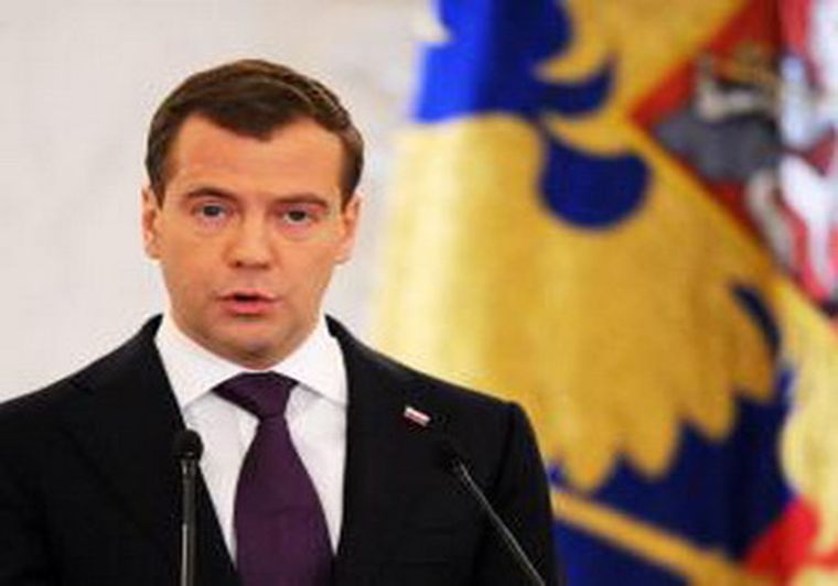 El presidente ruso, Dimitri Medvédev.