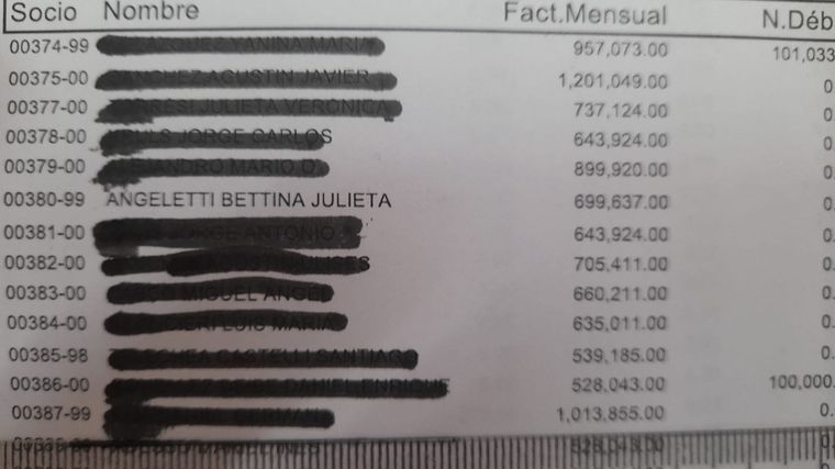 La foto de las expensas a nombre de la esposa de Manuel Adorni, Bettina Angeletti, que difundió el periodista Emiliano Russo en redes. La foto de las expensas a nombre de la esposa de Manuel Adorni, Bettina Angeletti, que difundió el periodista Emiliano Russo en redes.
