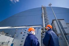 cuanto contiene la radiacion el escudo protector de la central de chernobil a 40 anos del accidente nuclear