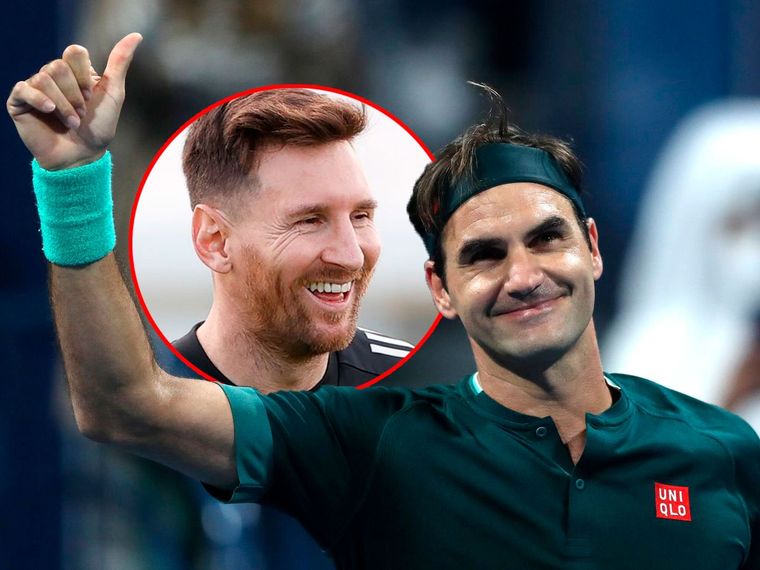 Messi saludó a Federer por su retiro del tenis.