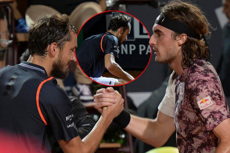 Medvedev venció a Tsitsipas y se burló de él con un baile Foto: EFE