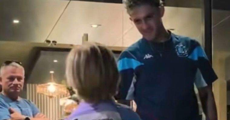 Martirena y uno de esos gestos que nadie olvida previo a la final con Estudiantes.