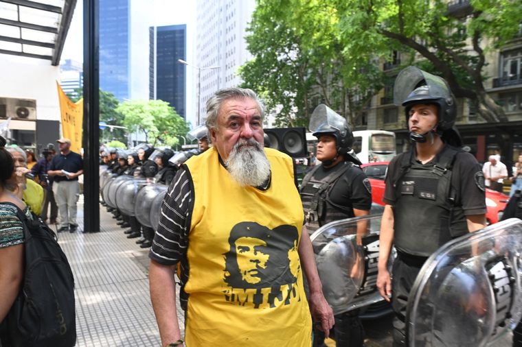 Raúl Castells movilizará a su organización hacia el Ministerio de Trabajo Foto: Telam