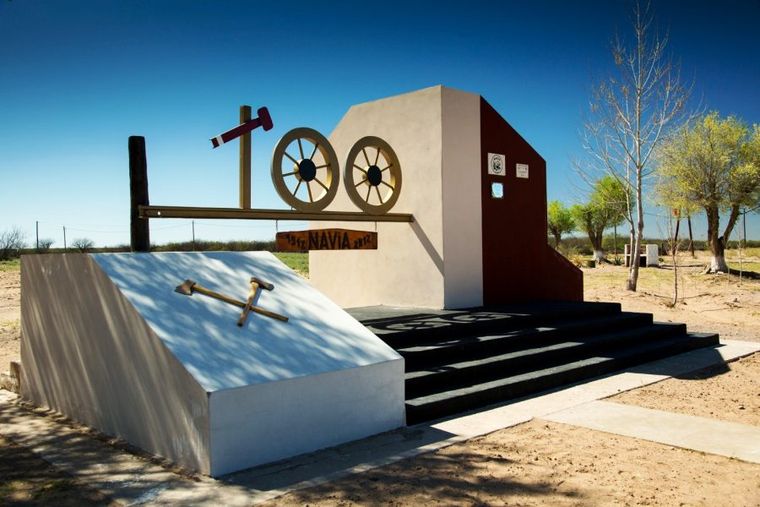 Navia conserva la huella de un pueblo nacido al calor del ferrocarril en el sur de San Luis.