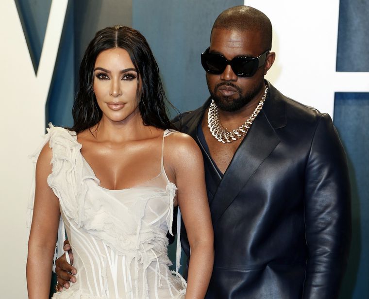 Kanye West y Kim Kardashian Foto: Pinterest