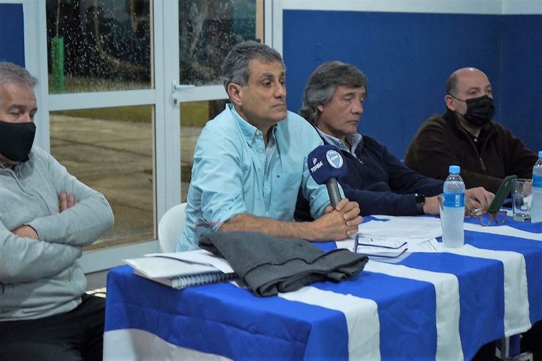 El presidente José Mansur celebró los números del ejercicio 2019/20. Foto: Club Godoy Cruz