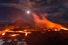 La extinción estuvo en parte causada por enormes erupciones volcánicas