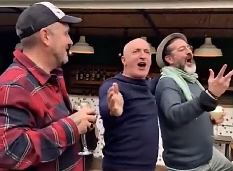 Una captura de pantalla del video: no te lo pierdas, al final de la nota.