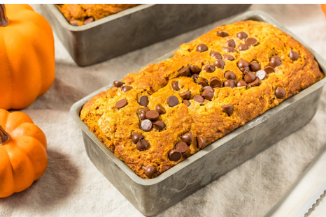Probá esta receta de pan de calabaza con chisps de chocolate ideal para la merienda Probá esta receta de pan de calabaza con chisps de chocolate ideal para la merienda