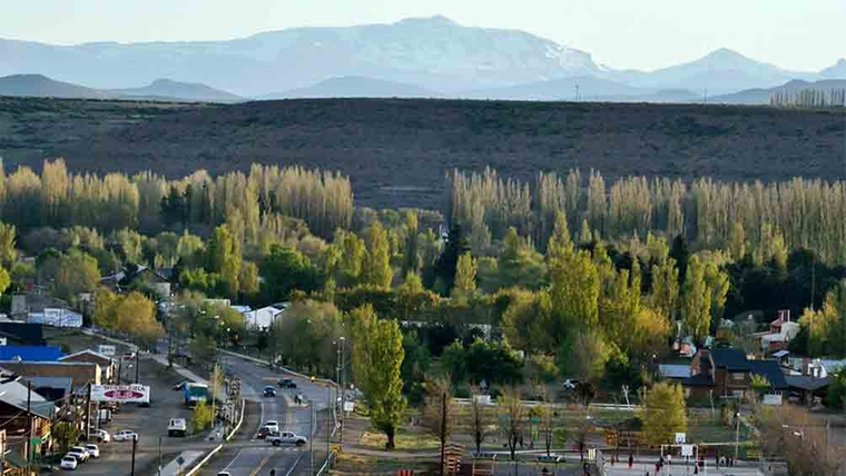 El pueblo de Neuquén donde fue avistado el felino en extinción Foto: Télam