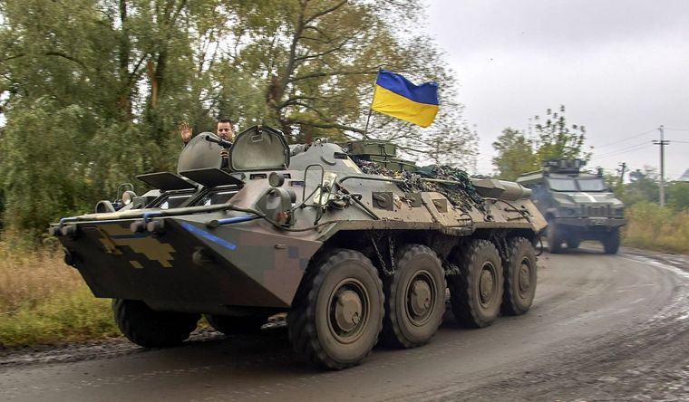 tanques Ucrania tropas Siguen llegando armas para las tropas ucranianas. Foto: Efe.